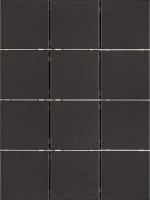 Мозаика Kerama Marazzi Агуста черная из керамогранита 400х300х7 мм квадрат (8 шт.=0,922 кв.м)