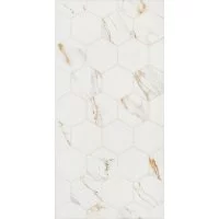 Плитка облицовочная Alma Ceramica Dublin белая геометрия 500x249x8,5 мм (11 шт.=1,37 кв.м)