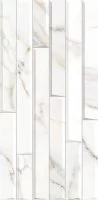 Плитка облицовочная Alma Ceramica Nevada белая геометрия 500x249x7,5 мм (12 шт.=1,494 кв.м)