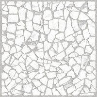 Керамогранит Alma Ceramica Laurent белый мозаика 600x600x9 мм (5 шт.=1,8 кв.м)