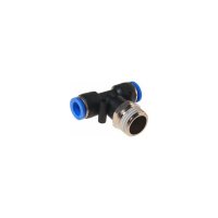 Т-образный фитинг для пластиковых трубок Rockforce RF-SPB08-04(2072)