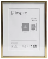 Рамка Inspire Glam Brass 24x30 см алюминий цвет золото