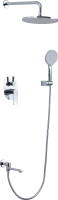 Душевая система Frap Arne F71204 скрытого монтажа цвет хром