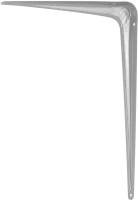 Кронштейн для полки Larvij Utility 35x30 см нагрузка до 10 кг металл цвет серый