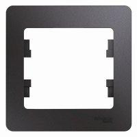Рамка Systeme Electric Glossa одноместная графит (GSL001301)