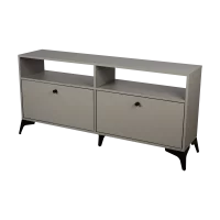 Тумба под телевизор Kub Моно 140x54x32 см ЛДСП цвет серый