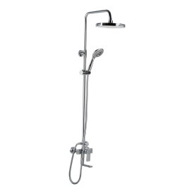 Душевая система Tokito Rain с верхним душем с лейкой со смесителем хром (TOK-RAI-1021)