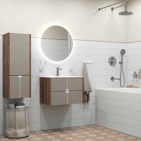 Душевая система Iddis Odda ODDSB03i68 скрытого монтажа цвет хром