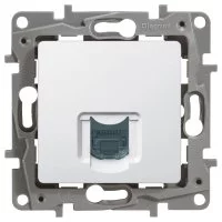Одноместная компьютерная розетка Legrand Etika