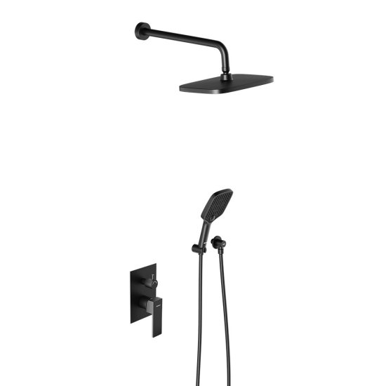 Душевая система Damixa Elm 921520300LM скрытого монтажа цвет черный матовый