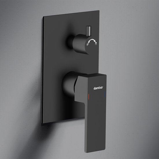 Душевая система Damixa Elm 921520300LM скрытого монтажа цвет черный матовый