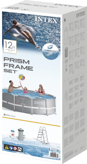 Бассейн каркасный круглый Intex Prism 26716NP 366x366x99 см 8600 л