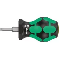 Короткая шлицевая отвёртка для карбюраторов WERA 335 Stubby SL