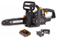 Аккумуляторная пила Worx WP340E 20 В шина 25 см АКБ и ЗУ в комплекте