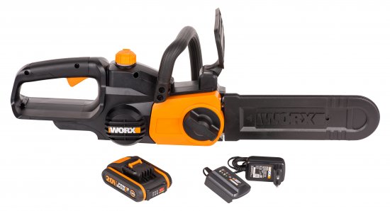 Аккумуляторная пила Worx WP340E 20 В шина 25 см АКБ и ЗУ в комплекте