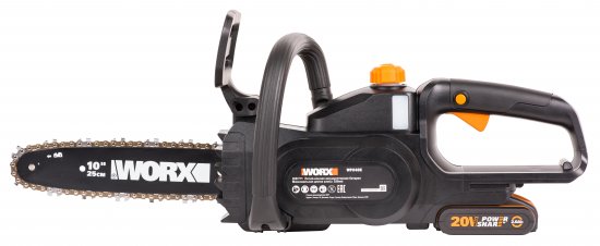 Аккумуляторная пила Worx WP340E 20 В шина 25 см АКБ и ЗУ в комплекте