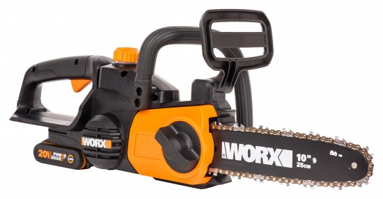 Аккумуляторная пила Worx WP340E 20 В шина 25 см АКБ и ЗУ в комплекте