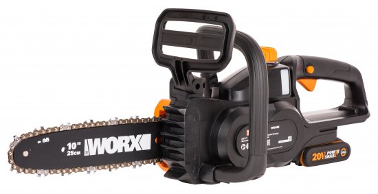 Аккумуляторная пила Worx WP340E 20 В шина 25 см АКБ и ЗУ в комплекте