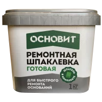 Шпаклевка ремонтная Основит Элисилк РА39 H 1 кг