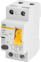 УЗО IEK ВД1-63 2Р 40 А 100 мА 4.5 кА AC MDV10-2-040-100