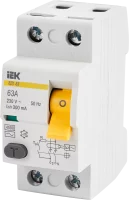 УЗО IEK ВД1-63 2Р 63 А 300 мА 4.5 кА AC