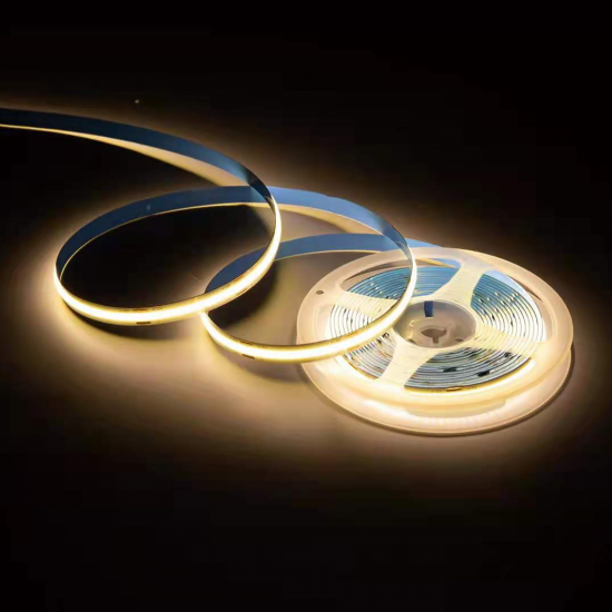 Светодиодная лента Apeyron LED COB 24В 10 мм 5м 14 Вт/м 60диод/м 1200 лм/м 3000 К теплый белый свет