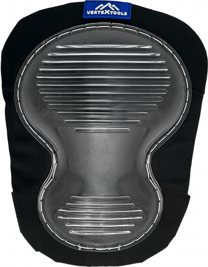 Наколенники Vertextools 2526-1 с двойной пластиковой накладкой, 2 шт.