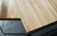 Столешница в ванную Граб 60x47 см массив дерева цвет светло-коричневый