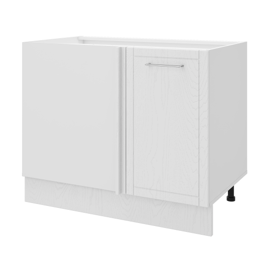 Кухонный шкаф напольный угловой Агидель Delinia 100x82.5x58 см МДФ цвет белый