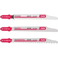 Пилки для электролобзика JS 75 Pro Set VE 3 FLEX 490008