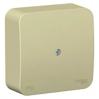 Распределительная коробка открытая Systeme Electric 75x30x75 мм 1 ввод IP42 цвет бежевый