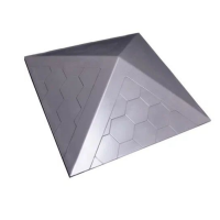 Колпак ППК 1.5 кирпича полимер-песчаный композит 39x39x4.3 см графит