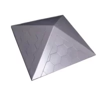Колпак ППК 1.5 кирпича полимер-песчаный композит 39x39x4.3 см графит