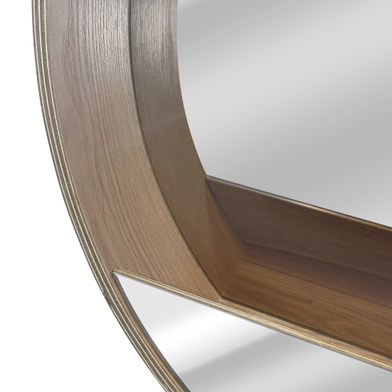 Зеркало декоративное Inspire Nordik Tableto Oak круг 56 см