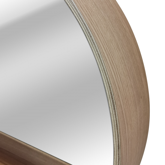 Зеркало декоративное Inspire Nordik Tableto Oak круг 56 см