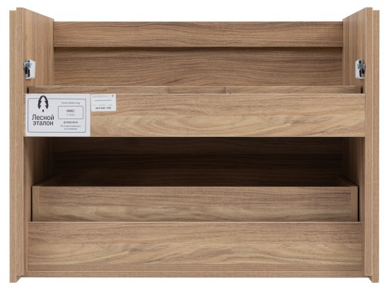 Тумба под раковину Мокка 2.0 KONSENSA подвесная 84.6 см цвет ячменный дуб