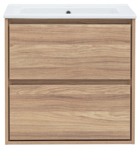 Тумба под раковину Мокка 2.0 KONSENSA подвесная 64.6 см цвет ячменный дуб