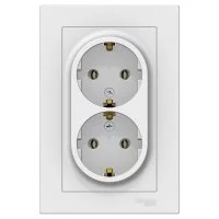 Розетка Systeme Electric AtlasDesign встраиваемая лотос (ATN001324)