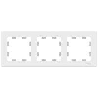 Рамка Systeme Electric AtlasDesign трехместная лотос (ATN001303)