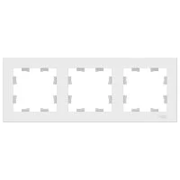 Рамка Systeme Electric AtlasDesign трехместная лотос (ATN001303)