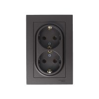 Розетка Systeme Electric AtlasDesign встраиваемая мокко (ATN000624)