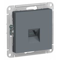 Розетка компьютерная Systeme Electric AtlasDesign встраиваемая грифель RJ45 (ATN000783)