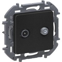 Двухкабельная розетка tv/sat Legrand INSPIRIA