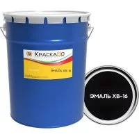 Эмаль КраскаВо ХВ-16 ЧЕРНАЯ 20кг.