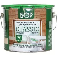 Защитная пропитка для дерева для наружных работ Бор Classic Скандинавский серый 0,75 кг