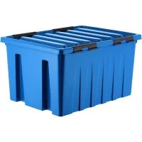Контейнер с крышкой HONEYCOMB Rox Box740x565x415, 120 л, синий