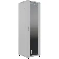 Напольный универсальный серверный шкаф NTSS NTSSR 32U 600x600мм, 4 профиля 19, двери стекло и сплошная металл, боковые стенки съемные, регулируе