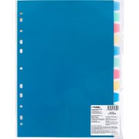 Разделитель листов Expert Complete A4, ассорти, пластиковый, Classic EC270040206