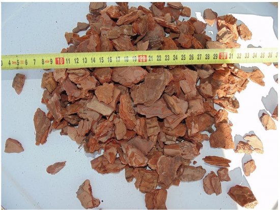 Кора сибирской лиственницы фракция 1-5 см 60 л