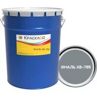 Эмаль КраскаВо ХВ-785 СЕРАЯ 20кг.